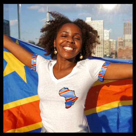 Congolese (DRC) Flag Unityshirt